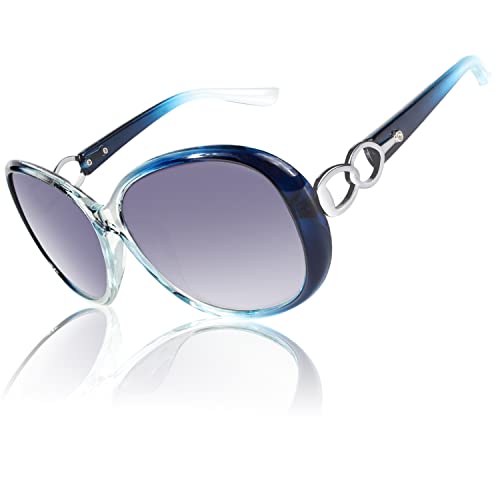 CGID Retro Groß Sonnenbrille Damen Polarisiert UV400 Schutz von CGID