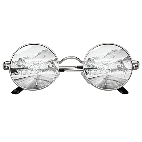 Bike RAVS Sonnenbrille Super Silver Mirror Matte Black Für  Urlaub Sport 