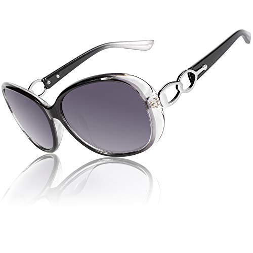 CGID Retro Groß Sonnenbrille Damen Polarisiert UV400 Schutz von CGID