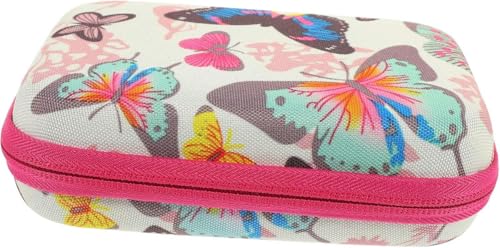 Organizer-Tasche, lila Eva, Parfümflaschentasche, Behälterflasche für ätherische Öle, Rosig, 17 x 12 x 6 cm von CGRYREH