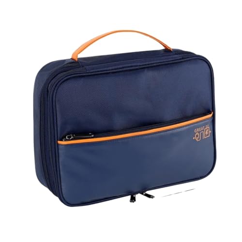 CGUOHU Kabel Organizer Tasche 2 Stück Multifunktions-Aufbewahrungstasche for Datenkabel mit großer Kapazität, Schutzhülle for Festplatten, mehrschichtige Gitterladebox(Color 2) von CGUOHU