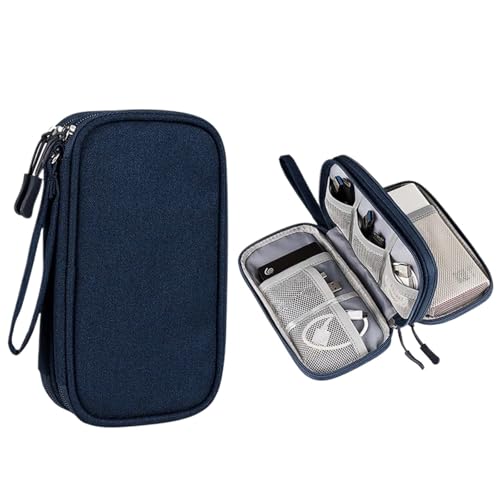 CGUOHU Kabel Organizer Tasche 2 stücke Tragbare Digitale Speichertasche Reisekabeltasche Ladegerät Daten USB Organizer Wasserdicht Elektronisches Zubehör(Color 1) von CGUOHU