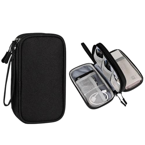 CGUOHU Kabel Organizer Tasche 2 stücke Tragbare Digitale Speichertasche Reisekabeltasche Ladegerät Daten USB Organizer Wasserdicht Elektronisches Zubehör(Color 2) von CGUOHU