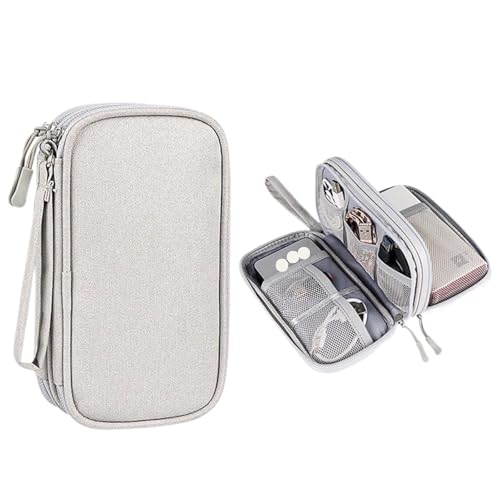 CGUOHU Kabel Organizer Tasche 2 stücke Tragbare Digitale Speichertasche Reisekabeltasche Ladegerät Daten USB Organizer Wasserdicht Elektronisches Zubehör(Color 3) von CGUOHU