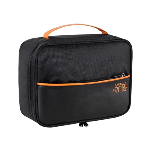 CGUOHU Kabel Organizer Tasche 2PCS Elektronik Organizer Reise Elektronische Zubehör Fall Tragbare Kabel Lagerung Tasche Für-Stick SD Karte Tablet Ladegerät(Black) von CGUOHU