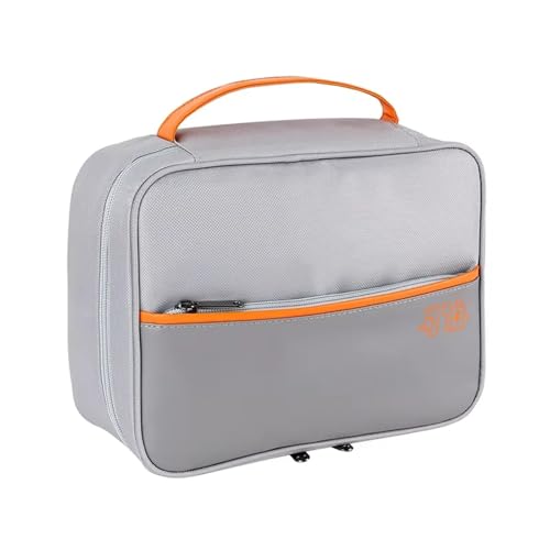 CGUOHU Kabel Organizer Tasche 2PCS Elektronik Organizer Reise Elektronische Zubehör Fall Tragbare Kabel Lagerung Tasche Für-Stick SD Karte Tablet Ladegerät(Light Grey) von CGUOHU