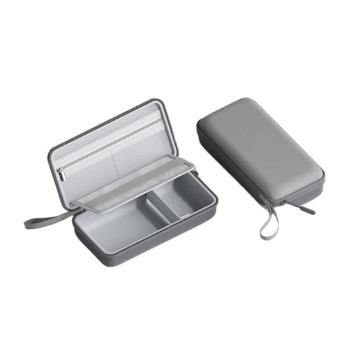 CGUOHU Kabel Organizer Tasche 2PCS Elektronische Organizer Reise Kabel Tasche Tragbare Tragen Fall for Ladegerät SD Karte Power Bank(Large Grey) von CGUOHU