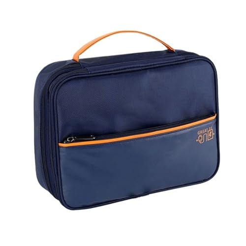 CGUOHU Kabel Organizer Tasche Kabelaufbewahrungstasche, Wasserdicht, Organizer for Digitales Elektronisches Zubehör, Tragbare Reise-KabelOrganizerHülle(L Blue) von CGUOHU