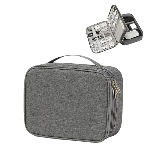 CGUOHU Kabel Organizer Tasche Tragbare USB-Datenleitung Ladegerät Aufbewahrungstasche Reisekabel Organizer Wasserdicht Digital Elektronik(Color 1) von CGUOHU