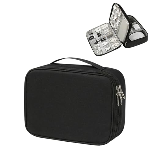 CGUOHU Kabel Organizer Tasche Tragbare USB-Datenleitung Ladegerät Aufbewahrungstasche Reisekabel Organizer Wasserdicht Digital Elektronik(Color 3) von CGUOHU