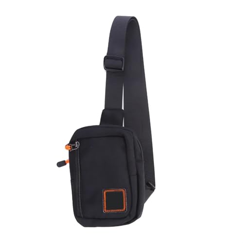 Herren-Schultertaschen Messenger Sling Taschen for Männer Casual Oxford Kleine Zipper Umhängetasche Einfache Mini Telefon Tasche Männliche Seite Schulter(Black) von CGUOHU