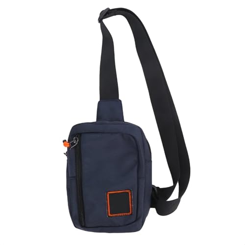 Herren-Schultertaschen Messenger Sling Taschen for Männer Casual Oxford Kleine Zipper Umhängetasche Einfache Mini Telefon Tasche Männliche Seite Schulter(Blue) von CGUOHU