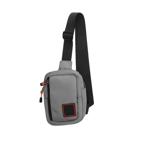 Herren-Schultertaschen Messenger Sling Taschen for Männer Casual Oxford Kleine Zipper Umhängetasche Einfache Mini Telefon Tasche Männliche Seite Schulter(Grey) von CGUOHU