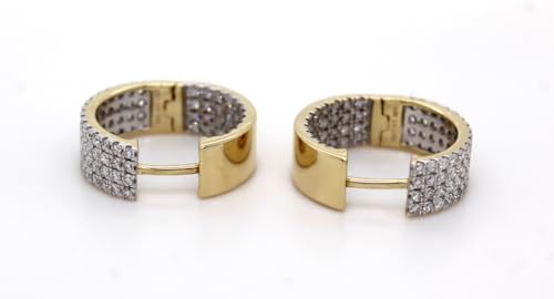CH.ABRAMOWICZ Brillant Creolen 2ct. Gold 585 14K Lab Grown Diamanten IGI Zertifikat von CH.ABRAMOWICZ
