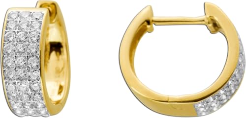 Ch.Abramowicz Diamant Creolen 0.75ct Gold 585 14K Labor Diamanten IGI Zertifikat von CH.ABRAMOWICZ