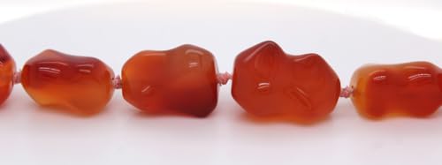 Ch.Abramowicz Achat Edelsteinkette rot orange Edelsteine 640ct Silber vergoldet 63 Ch.Abramowicz Achat Edelsteinkette rot orange Edelsteine 640ct Silber vergoldet 63 von CH.ABRAMOWICZ