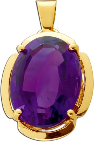 Ch.Abramowicz Amethyst Anhänger Gelbgold 585 lila Amethyst Edelstein 7.90ct.Top AAA von CH.ABRAMOWICZ