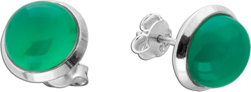 Ch.Abramowicz Aventurin Ohrstecker Silber 925 grüne Edelsteine 7.5ct von CH.ABRAMOWICZ