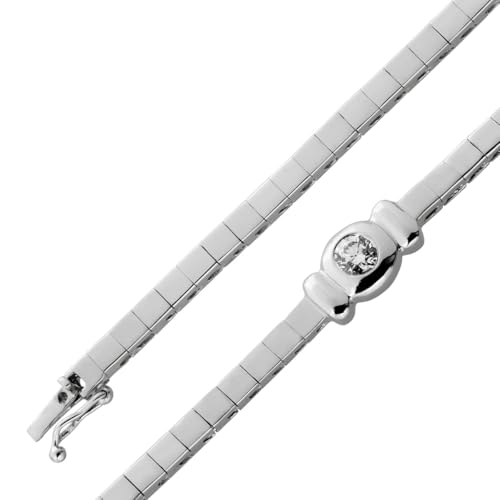 Ch.Abramowicz Brillant Armband Weißgold 750 18 Karat Diamant 0.35ct 19 von CH.ABRAMOWICZ