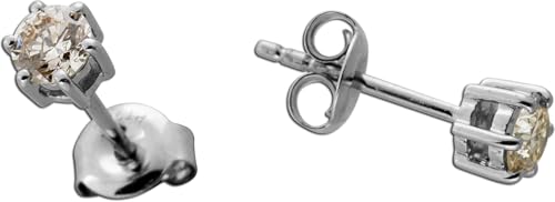 Ch.Abramowicz Brillant Ohrstecker Platin 950 Champagner Natur Diamanten 0.50ct von CH.ABRAMOWICZ