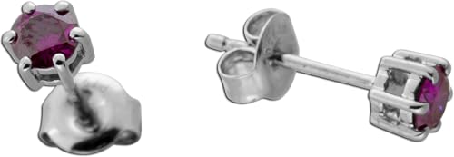 Ch.Abramowicz Brillant Ohrstecker Platin 950 pinke Natur Diamanten 0.50ct von CH.ABRAMOWICZ