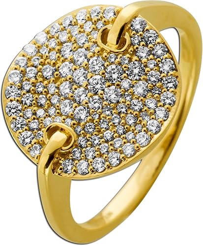 Ch.Abramowicz Brillant Ring Gold 585 14K Natur Diamanten 0.68ct 18 von CH.ABRAMOWICZ