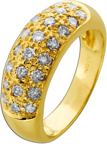 Ch.Abramowicz Brillant Ring Gold 750 18 Karat Diamanten 0.96ct 19 von CH.ABRAMOWICZ