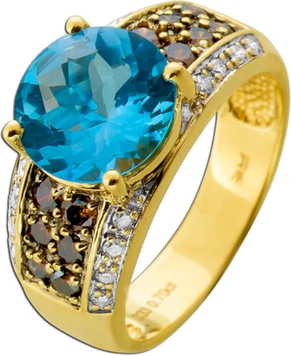 Ch.Abramowicz Brillantring Gold 333 8K Aquamarin 3.5ct Diamanten 0.7ct Antikschmuck 18 Ch.Abramowicz Brillantring Gold 333 8K Aquamarin 3.5ct Diamanten 0.7ct Antikschmuck 18 von CH.ABRAMOWICZ