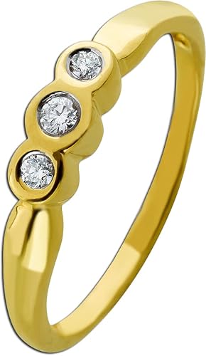Ch.Abramowicz Brillantring Gold Weißgold 585 14K Diamanten 0.14ct. TCR SI 17 von CH.ABRAMOWICZ