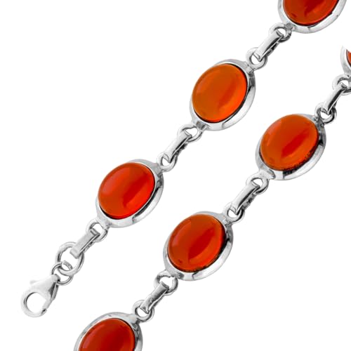 Ch.Abramowicz Carneol Armband Silber 925 orange rote Edelsteine 27.5ct 20 Ch.Abramowicz Carneol Armband Silber 925 orange rote Edelsteine 27.5ct 20 von CH.ABRAMOWICZ