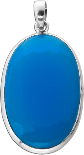 Ch.Abramowicz Chalzedon Anhänger Silber 925 himmelblauer Edelstein 25ct von CH.ABRAMOWICZ