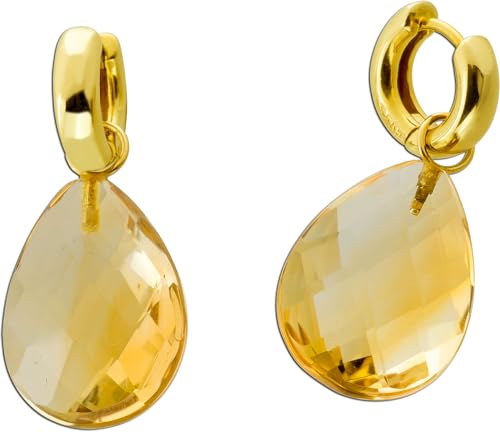 Ch.Abramowicz Citrin Ohrhänger Tropfen Gold 585 14K honig gelbe Edelsteine 30ct von CH.ABRAMOWICZ