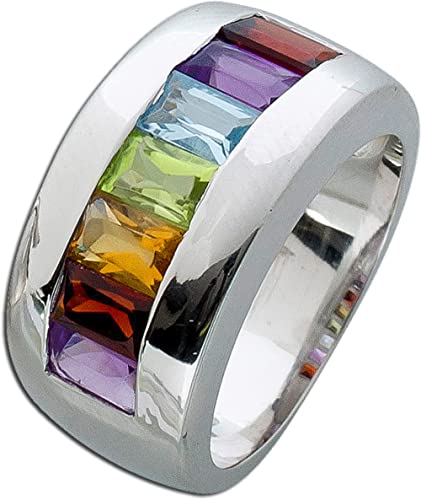 Ch.Abramowicz Citrin Ring Silber 925 Amethyst Granat Peridot Blautopas Edelsteine 20 Ch.Abramowicz Citrin Ring Silber 925 Amethyst Granat Peridot Blautopas Edelsteine 20 von CH.ABRAMOWICZ