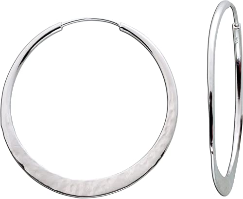 Ch.Abramowicz Creolen Silber 925 gehämmert von CH.ABRAMOWICZ