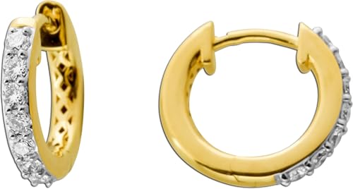 Ch.Abramowicz Diamant Creolen 0.50ct Gold 585 14K Lab Grown Diamanten IGI Zertifikat von CH.ABRAMOWICZ