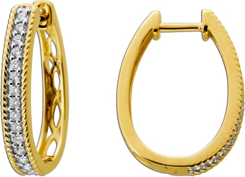 Ch.Abramowicz Diamant Creolen 0.50ct Gold 585 Lab Grown Diamanten IGI Zertifikat von CH.ABRAMOWICZ