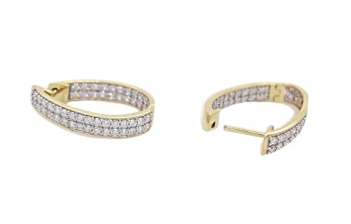 Ch.Abramowicz Diamant Creolen 1.5ct Gold 585 14K Labor Diamanten von CH.ABRAMOWICZ