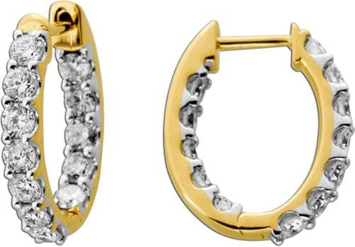 Ch.Abramowicz Diamant Creolen 2ct Gold 585 Lab Grown Diamanten IGI Zertifikat von CH.ABRAMOWICZ