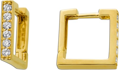 Ch.Abramowicz Diamant Creolen Gold 585 14K Lab Grown Diamanten 0.32ct von CH.ABRAMOWICZ