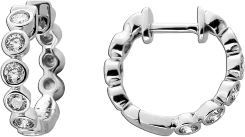 Ch.Abramowicz Diamant Creolen Weißgold 585 14K Lab Grown Diamanten 0.53ct von CH.ABRAMOWICZ