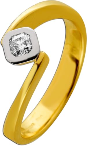 Ch.Abramowicz Diamantring Gold Weißgold 750 18K Solitär Diamant 0.19ct. 18 Ch.Abramowicz Diamantring Gold Weißgold 750 18K Solitär Diamant 0.19ct. 18 von CH.ABRAMOWICZ