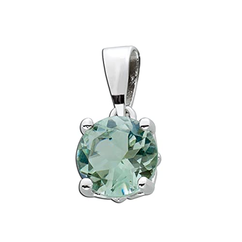 Ch.Abramowicz Amethyst Anhänger Sterling Silber 925 hellgrüner Edelstein von CH.ABRAMOWICZ
