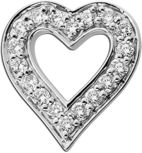 Ch.Abramowicz Herz Anhänger Weißgold 585 14K Lab Grown Diamanten 0.20ct von CH.ABRAMOWICZ