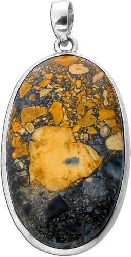 Ch.Abramowicz Jaspis Anhänger Silber 925 gold brauner Maligano Edelstein 30ct Ch.Abramowicz Jaspis Anhänger Silber 925 gold brauner Maligano Edelstein 30ct von CH.ABRAMOWICZ