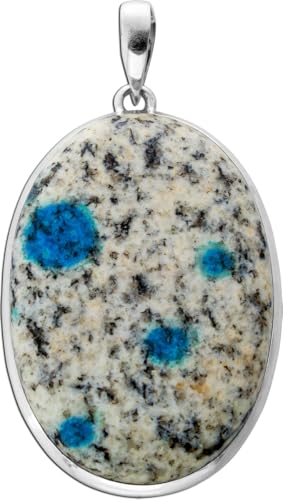 Ch.Abramowicz Jaspis Granat Azurit Anhänger Silber 925 weiß schwarzer Edelstein 45ct Ch.Abramowicz Jaspis Granat Azurit Anhänger Silber 925 weiß schwarzer Edelstein 45ct von CH.ABRAMOWICZ