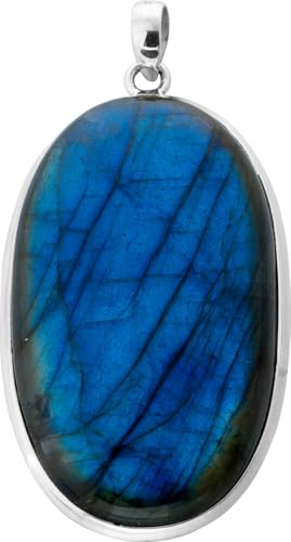 Ch.Abramowicz Labradorit Anhänger Silber 925 blauer Edelstein 100ct von CH.ABRAMOWICZ