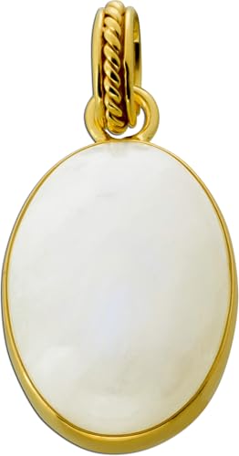 Ch.Abramowicz Labradorit Anhänger Silber 925 vergoldet weißer Edelstein 30.9ct Ch.Abramowicz Labradorit Anhänger Silber 925 vergoldet weißer Edelstein 30.9ct von CH.ABRAMOWICZ