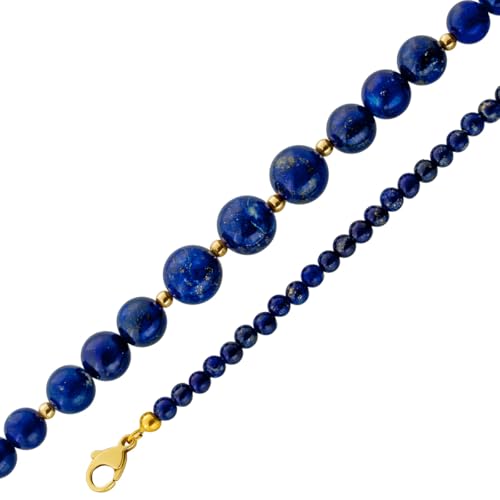 Ch.Abramowicz Lapislazuli Kette Gold 585 14 Karat blaue Edelsteine 44 Ch.Abramowicz Lapislazuli Kette Gold 585 14 Karat blaue Edelsteine 44 von CH.ABRAMOWICZ