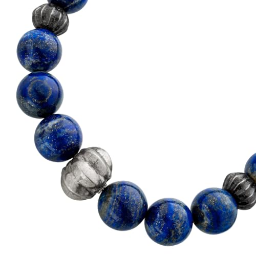Ch.Abramowicz Lapislazuli Kette Silber 925 azurblaue Edelsteine 1800ct. Antikschmuck 60 Ch.Abramowicz Lapislazuli Kette Silber 925 azurblaue Edelsteine 1800ct. Antikschmuck 60 von CH.ABRAMOWICZ