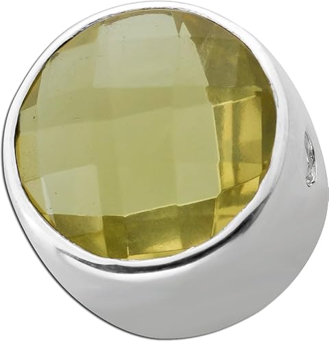 Ch.Abramowicz Limonenquarz Anhänger Silber 925 zitronen gelber Quarz 14.54ct. von CH.ABRAMOWICZ
